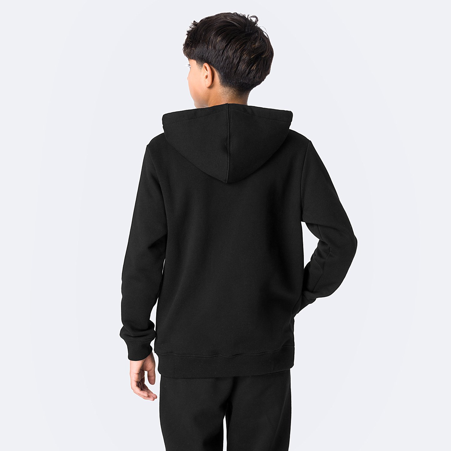 Polera Franela C/Cap Gersonn Negro - Imagen 2